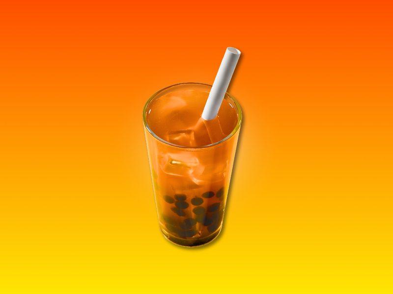 Bubble tea avec perles de tapioca, à personnaliser